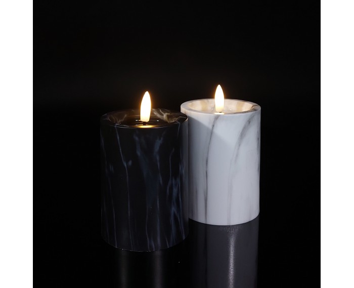 wkład-elektryczny-led-imitacja-marmuru-biały-czarny