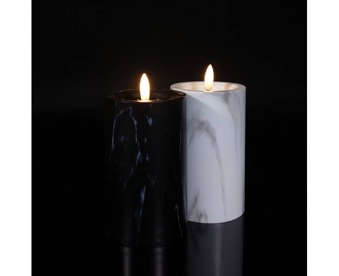 wkład-elektryczny-led-imitacja-marmuru-biały-czarny