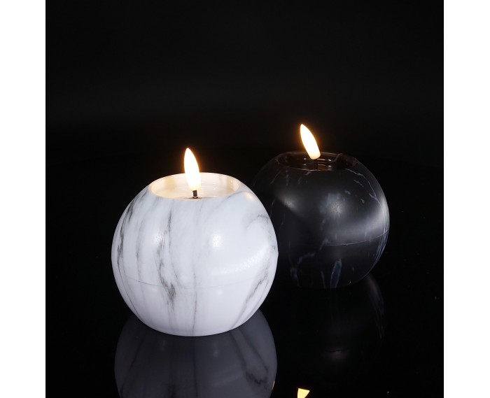 LED z imitacją Marmuru w kształcie kuli