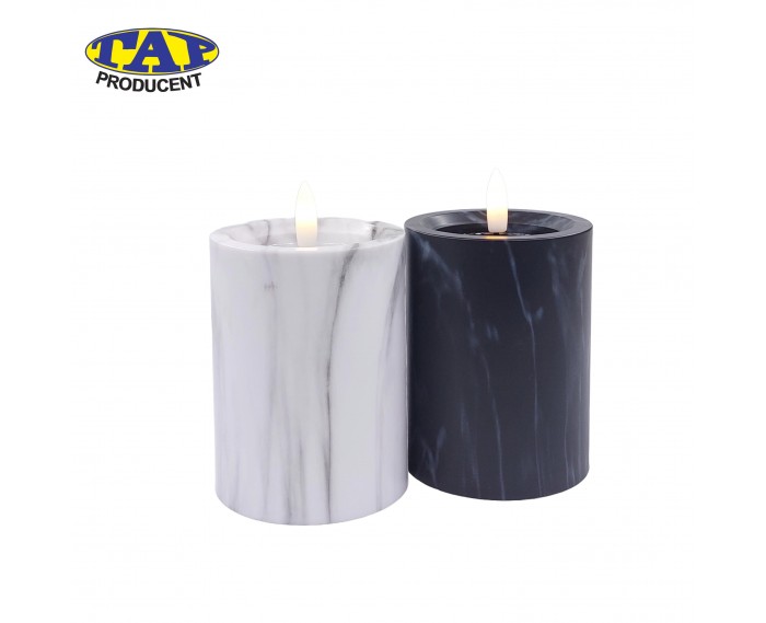 wkład-elektryczny-led-imitacja-marmuru-biały-czarny