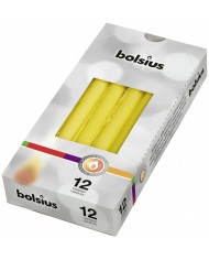 Klasyczna świeca szpic w kolorze bordowym, foliowana, 245mm/24mm