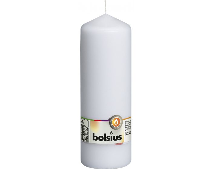 Świeca pieńkowa 200/68 Biała 75H