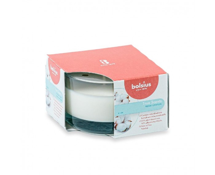 Świeca zapachowa w szkle True Scents Bawełna 14H