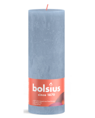 Świeca rustykalna BOLSIUS Rustic 190/68 DELIKATNA CZERWIEŃ