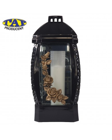 znicz-kapliczka-z-ozdobną-różą-w-dwóch-kolorach-kapliczka-duża-róża-glamour znicz-kapliczka-z-ozdobną-różą-w-dwóch-kolorach-kapliczka-duża-róża-glamour