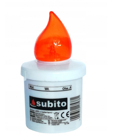 Wkład elektryczny LED duży różne kolory - LED Subito Comet Wkład elektryczny LED duży różne kolory - LED Subito Comet