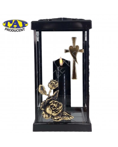 znicz-fermo-kapliczka-z-krzyzem-biala-czarna-duzy-znicz-ozdobny-na-grób