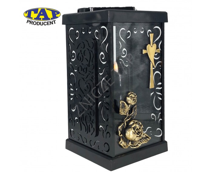 znicz-fermo-kapliczka-z-krzyzem-biala-czarna-duzy-znicz-ozdobny-na-grób