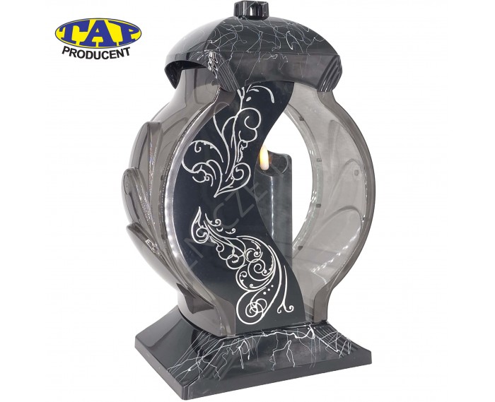 znicz-lampion-obelix-biały-czarny-nowoczesny-wzór-na-cmentarz