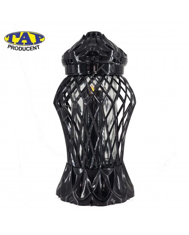 znicz-glamour-artystyczny-nowoczesny-wzór-siateczka-wazon-karo-duzy-maly-znicz-na-grób