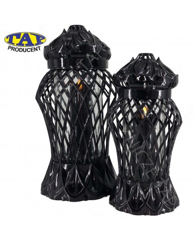 znicz-glamour-artystyczny-nowoczesny-wzór-siateczka-wazon-karo-duzy-maly-znicz-na-grób