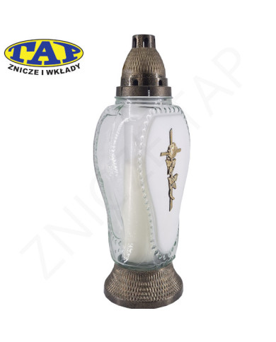 piękny-znicz-szklany-matowy-przód-aplikacja-krzyż-z-różą-1750-mat-znicz-na-grób piękny-znicz-szklany-matowy-przód-aplikacja-krzyż-z-różą-1750-mat-znicz-na-grób