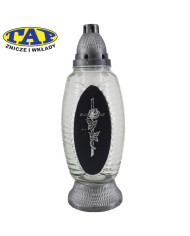 znicz-1930-matowy-przod-złoty-krzyz-z-ozdobnym-kwiatem