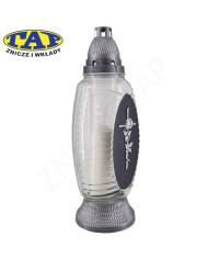 znicz-1930-matowy-przod-złoty-krzyz-z-ozdobnym-kwiatem