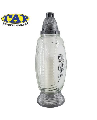 znicz-1930-matowy-biały-ozdoban-róża-różne-kolory-kapturków znicz-1930-matowy-biały-ozdoban-róża-różne-kolory-kapturków