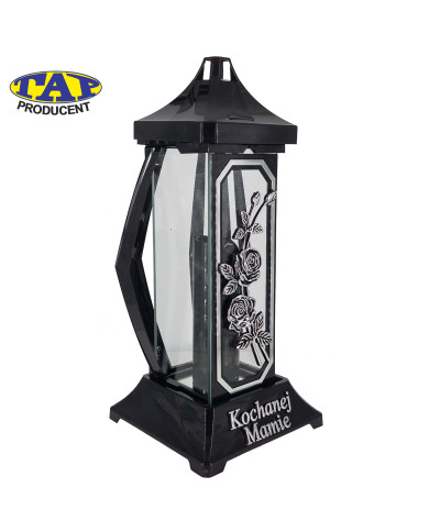 duży-lampion-z-ozdobną-ramką-muszla-dedykacja-mamie-kwiat-złoty-srebrny