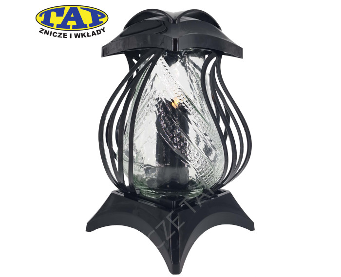 znicz-szklany-cebula-słoik-ozdobna-wstęga