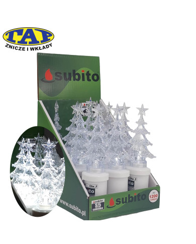 Wkład LED Choinka S5 Zielona/Biała/RGB - Subito S5