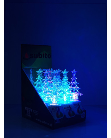 Wkład LED Choinka S5 Zielona/Biała/RGB - Subito S5
