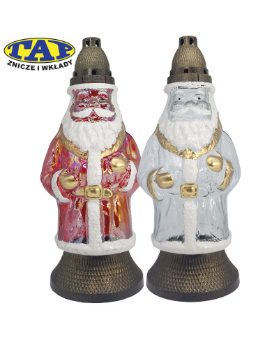 Duży znicz w kształcie Mikołaja (46cm) - Znicz Mikołaj Duży