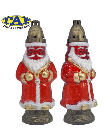 Znicz w kształcie Mikołaja (35cm) - Znicz Mikołaj Mały