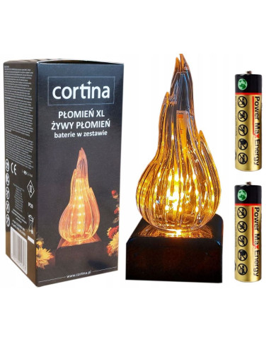 Wkład LED elektryczny z efektem żywego płomienia XL - Żywy Płomień XL