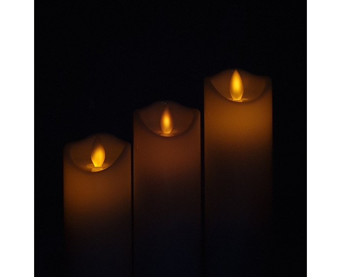 świeca-led-ruchomy-płomień-białe-różne-wysokości