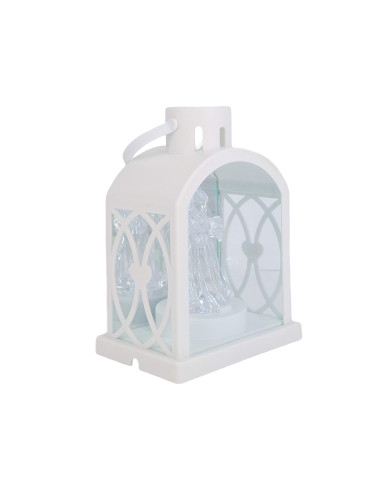 Latarenka LED Aniołek z lustrem - Led Kopułka (różne kolory)