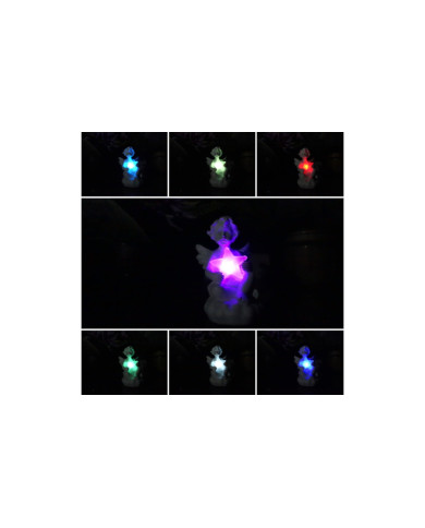 Świecący Aniołek LED z Gwiazdką – Dekoracyjna Figurka 12 cm