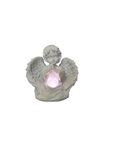 Świecący Aniołek LED z Sercem RGB – Dekoracyjna Figurka 20 cm Świecący Aniołek LED z Sercem RGB – Dekoracyjna Figurka 20 cm