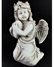 ​Duży Aniołek Świecący z Sercem LED – Figurka Dekoracyjna