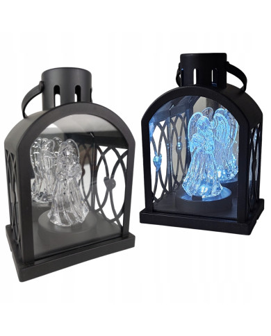 Latarenka LED Aniołek z lustrem - Led Kopułka (różne kolory)