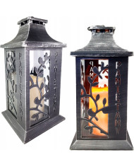 Duża latarenka z modlitwą oraz świecą LED - Latarenka LED Modlitwa