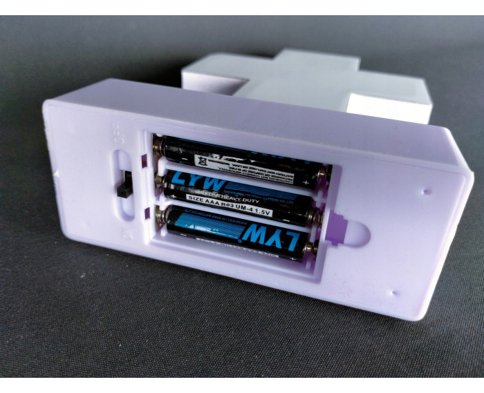 Wkład LED Krzyż efekt 3D Biały 20cm