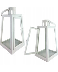 Latarenka dekoracyjna CORTINA 16/22 LGS stożek 21 cm – biała lub czarna