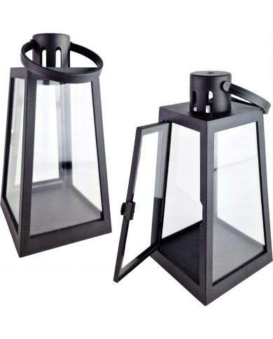 Latarenka dekoracyjna CORTINA 16/22 LGS stożek 21 cm – biała lub czarna Latarenka dekoracyjna CORTINA 16/22 LGS stożek 21 cm – biała lub czarna