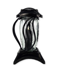 Duży znicz w kształcie serca z dedykacją Mamie - Lampion Cebula Ded. Mamie