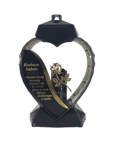 Duży lampion w kształcie serca z dedykacją dla Babci z wierszem - Serce Dedykacja Wiersz Babcia Duży lampion w kształcie serca z dedykacją dla Babci z wierszem - Serce Dedykacja Wiersz Babcia
