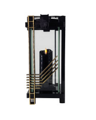 Znicz Lampion Kwadrat z ozdobnymi paskami - Lampion Kolumna Gitara