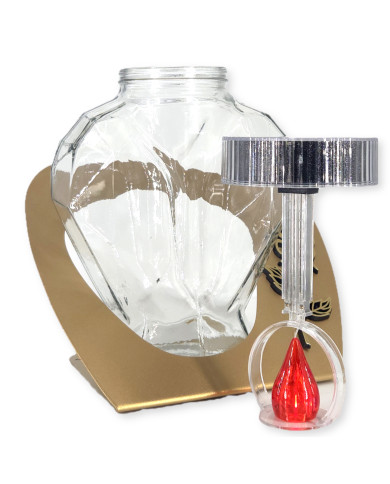 Znicz LED solarny z różą 21 cm metalowa blacha dekoracyjny na grób cmentarz Znicz LED solarny z różą 21 cm metalowa blacha dekoracyjny na grób cmentarz