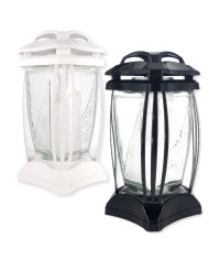 znicz walerina biały lub czarny gładki szklany wkład tradycyjny lub led