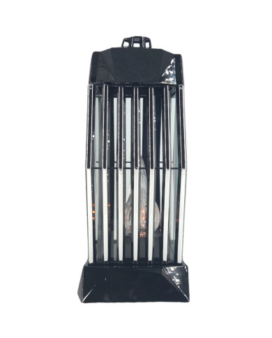 Piękny duży lampion 37cm nowoczesny wzór glamour Lamel czarno srebrny róża Piękny duży lampion 37cm nowoczesny wzór glamour Lamel czarno srebrny róża