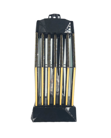 Piękny duży lampion 37cm nowoczesny wzór glamour Lamel czarno złoty róża Piękny duży lampion 37cm nowoczesny wzór glamour Lamel czarno złoty róża