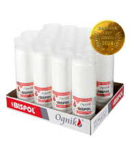 Wkład parafinowy BISPOL Ognik zalewany WP7 7 dni / 168h/ 22,5cm do zniczy