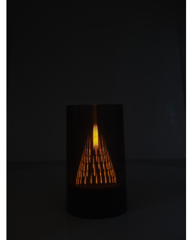 Świeca LED Choinka Elektroniczny Wkład Boże Narodzenie 12,5cm żywy płomień