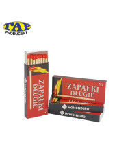 Zapałki długie do zniczy. 15 sztuk w opakowaniu. Zapałki długie do zniczy. 15 sztuk w opakowaniu.