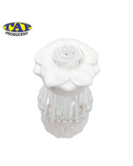 Duży znicz ozdobny z kapturkiem w kształcie kwiatu - Glamour Amfora Duża Duży znicz ozdobny z kapturkiem w kształcie kwiatu - Glamour Amfora Duża