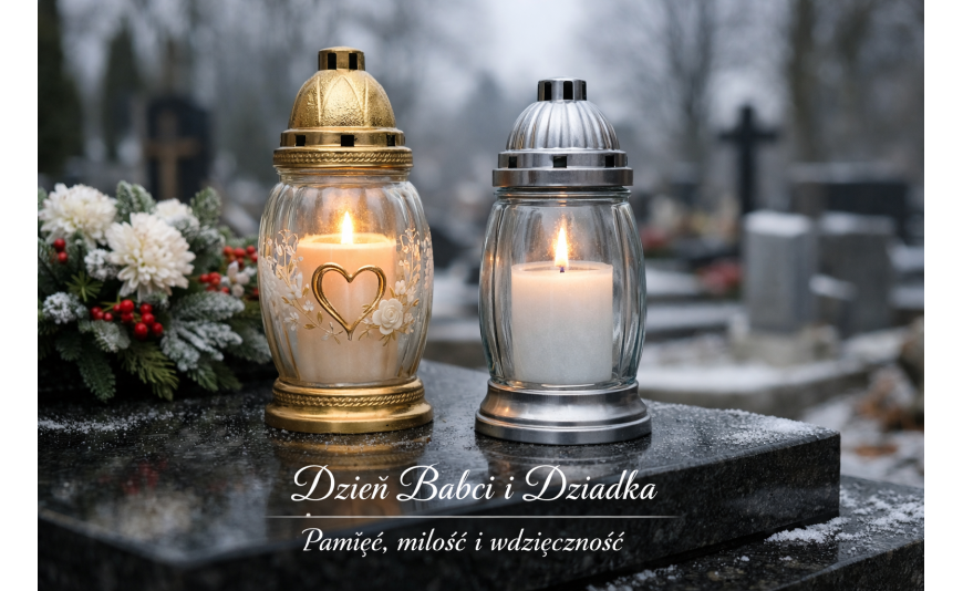 Dzień Babci i Dziadka – pamięć, miłość i znicze z dedykacją